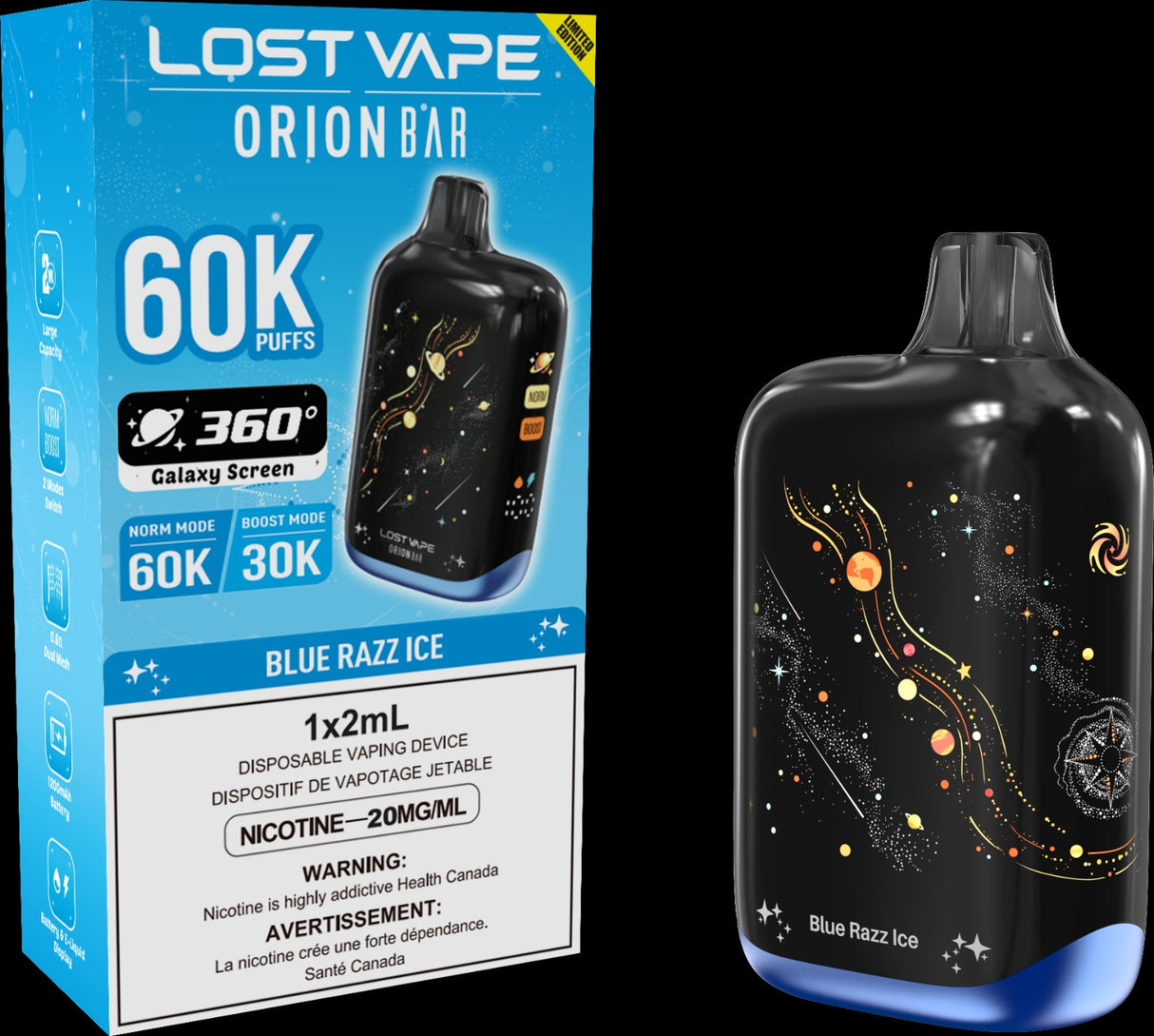 Lost Vape Orion Bar 60K (5/CTN) CANADA