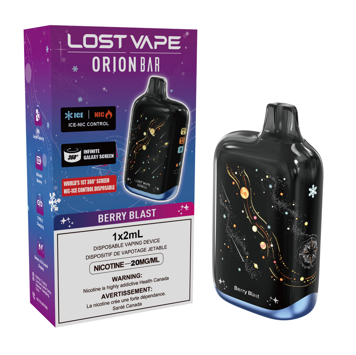 L.V. Galaxy with ICE CONTROL 2mL (5/CTN) CANADA