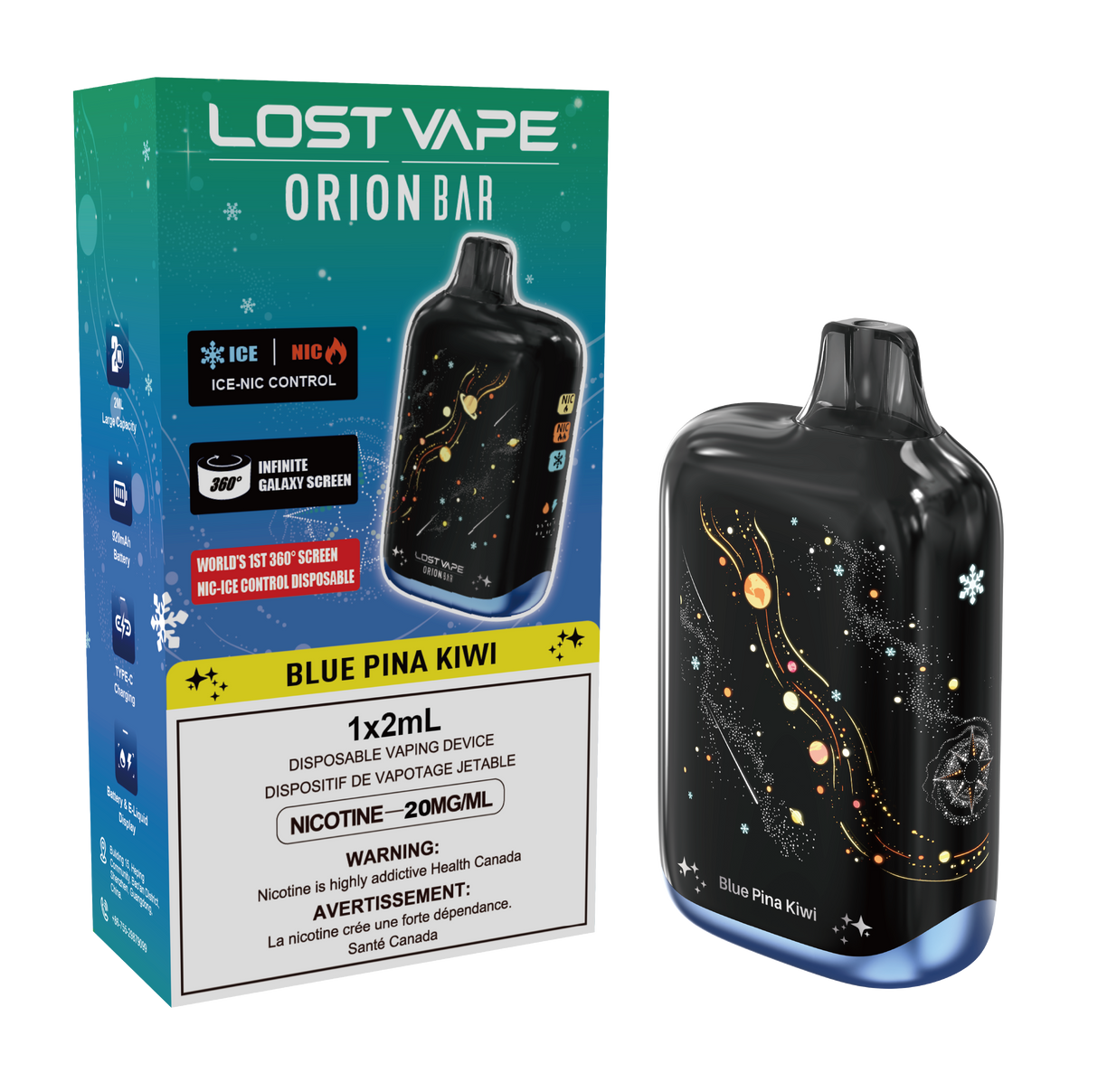 L.V. Galaxy with ICE CONTROL 2mL (5/CTN) CANADA
