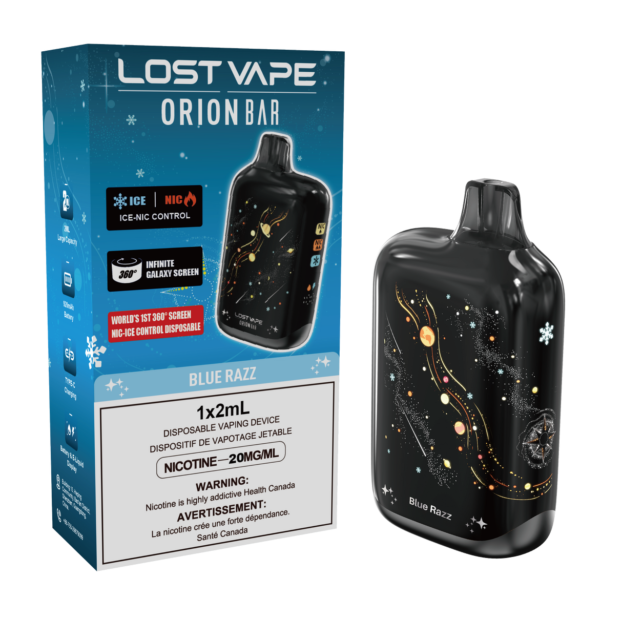 L.V. Galaxy with ICE CONTROL 2mL (5/CTN) CANADA