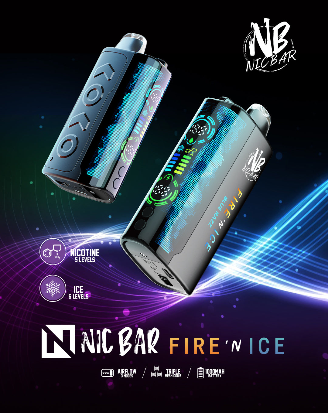 NIC BAR FIRE N' ICE - B.C (excise included)