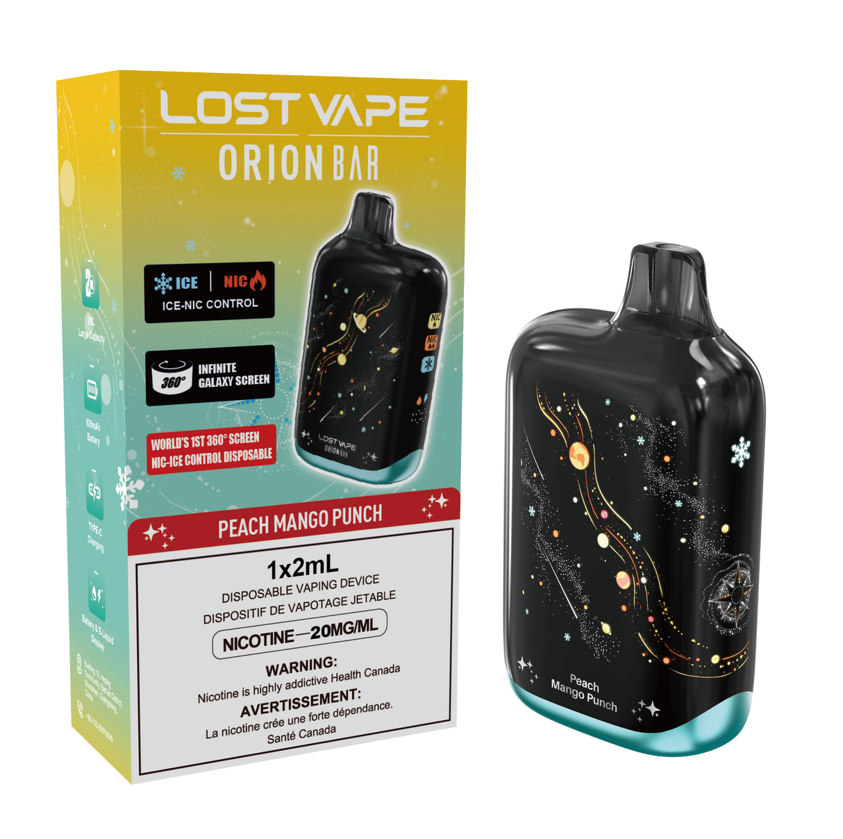 L.V. Galaxy with ICE CONTROL 2mL (5/CTN) CANADA