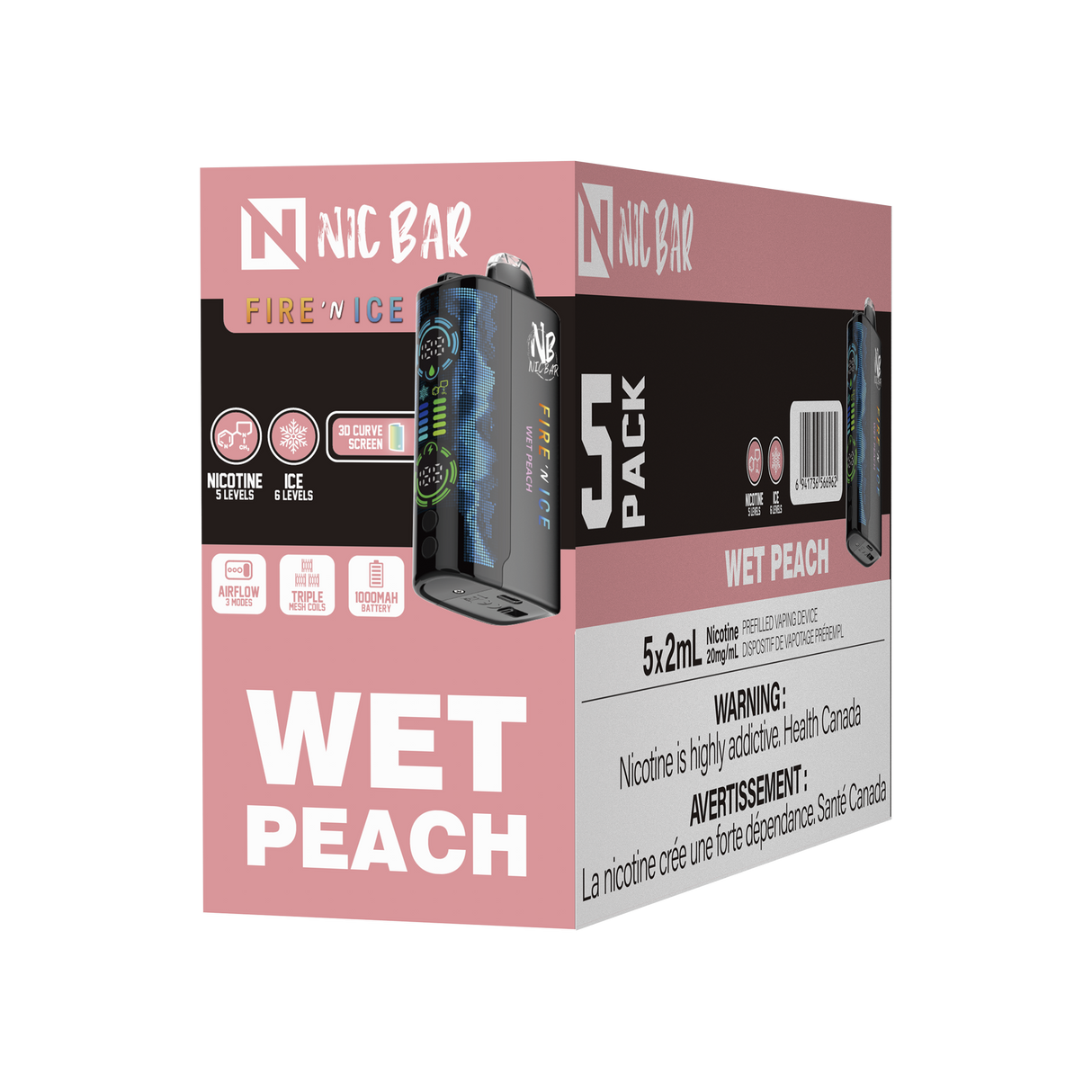 NIC BAR FIRE N' ICE - B.C (excise included)