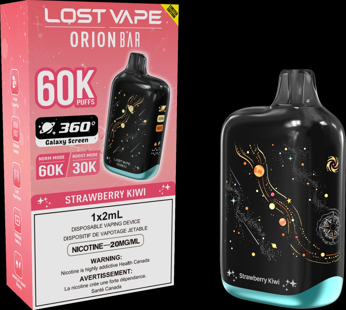 Lost Vape Orion Bar 60K (5/CTN) CANADA