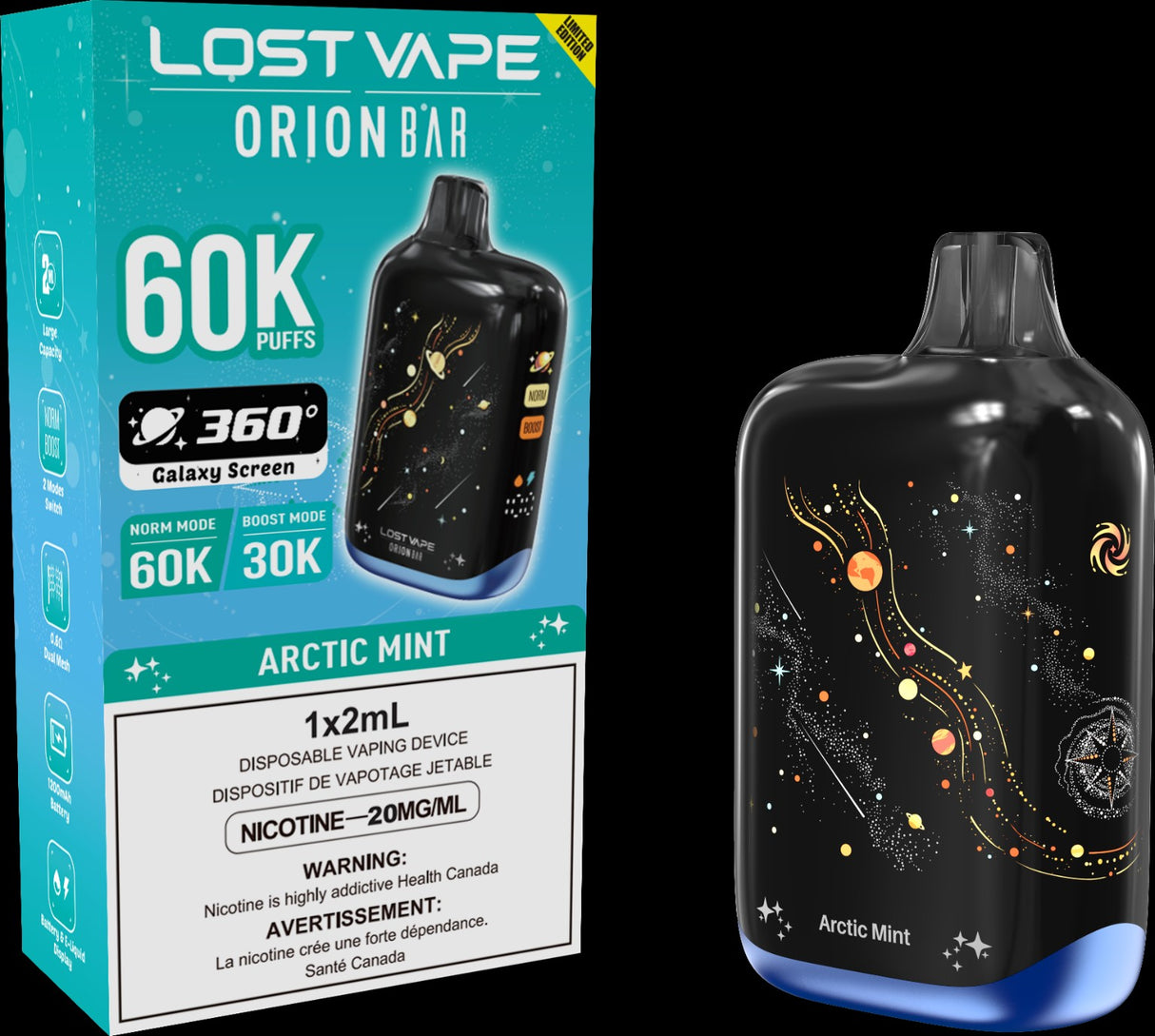 Lost Vape Orion Bar 60K (5/CTN) CANADA