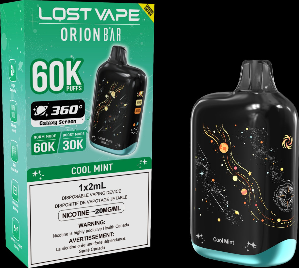 Lost Vape Orion Bar 60K (5/CTN) CANADA