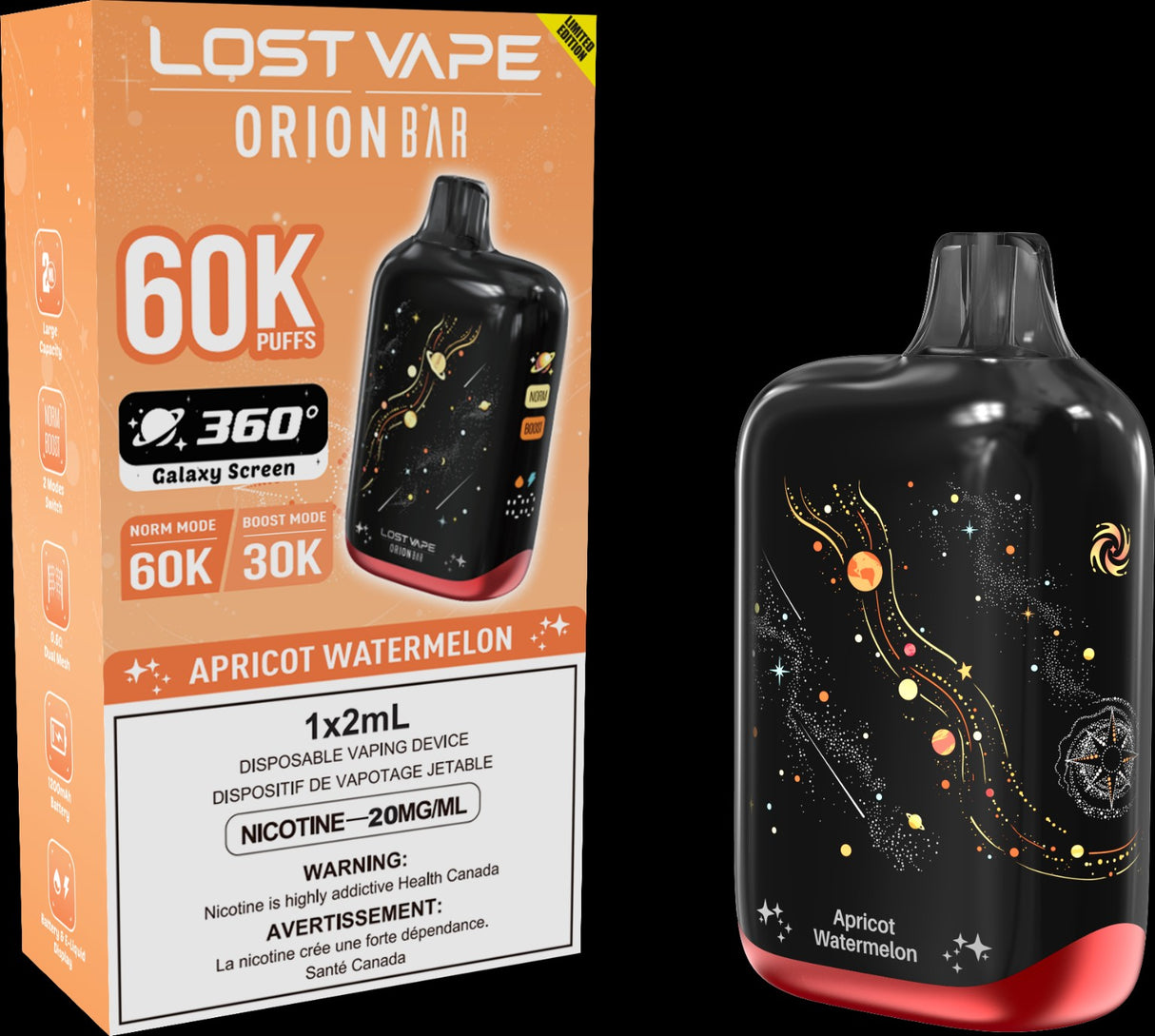 Lost Vape Orion Bar 60K (5/CTN) CANADA