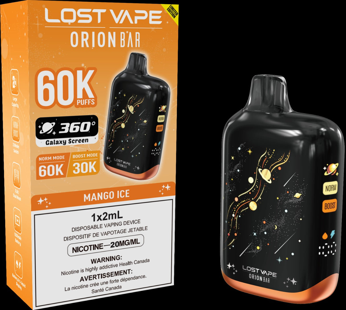 Lost Vape Orion Bar 60K (5/CTN) CANADA