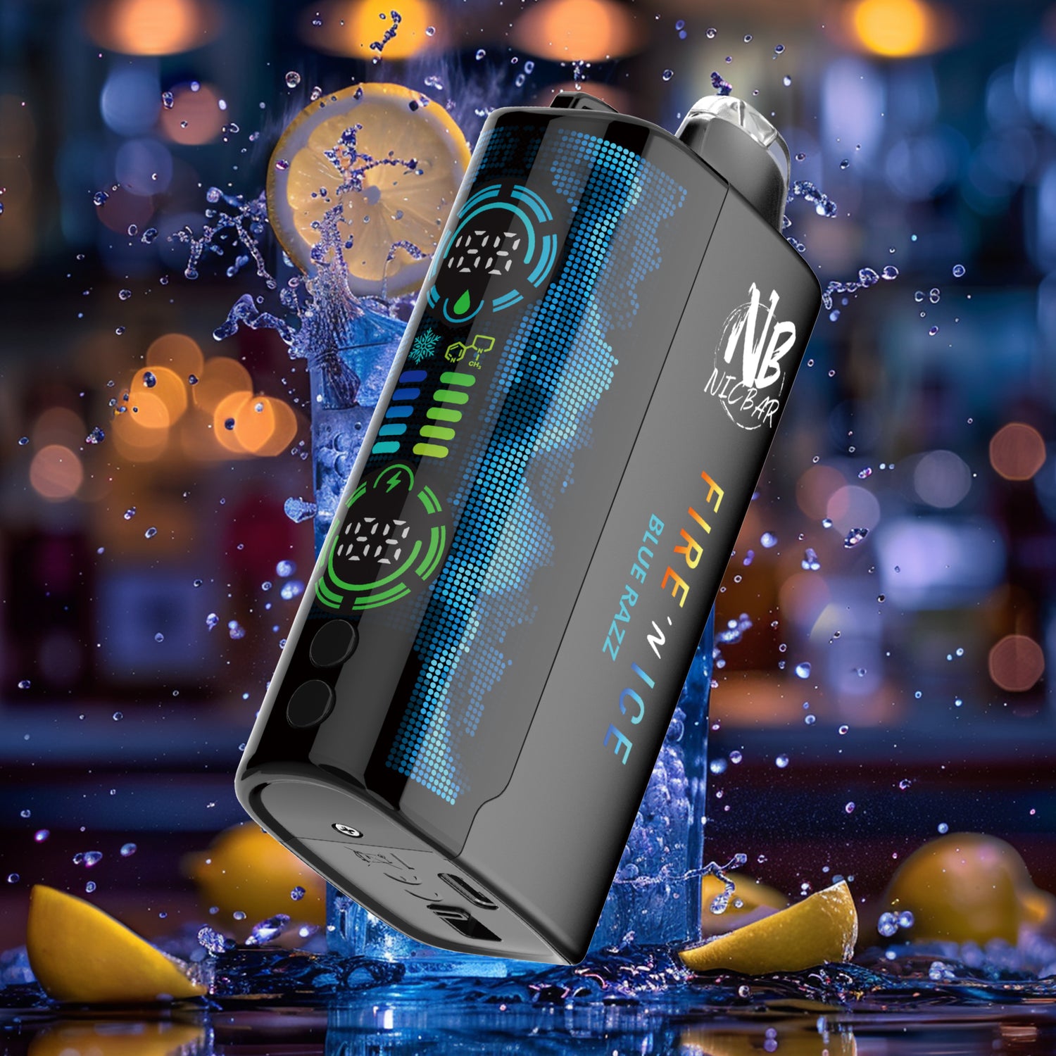 NIC BAR FIRE N' ICE - BC (excise included) Titan Smoke International NIC BAR FIRE N' ICE - BC (excise included) Titan Smoke International