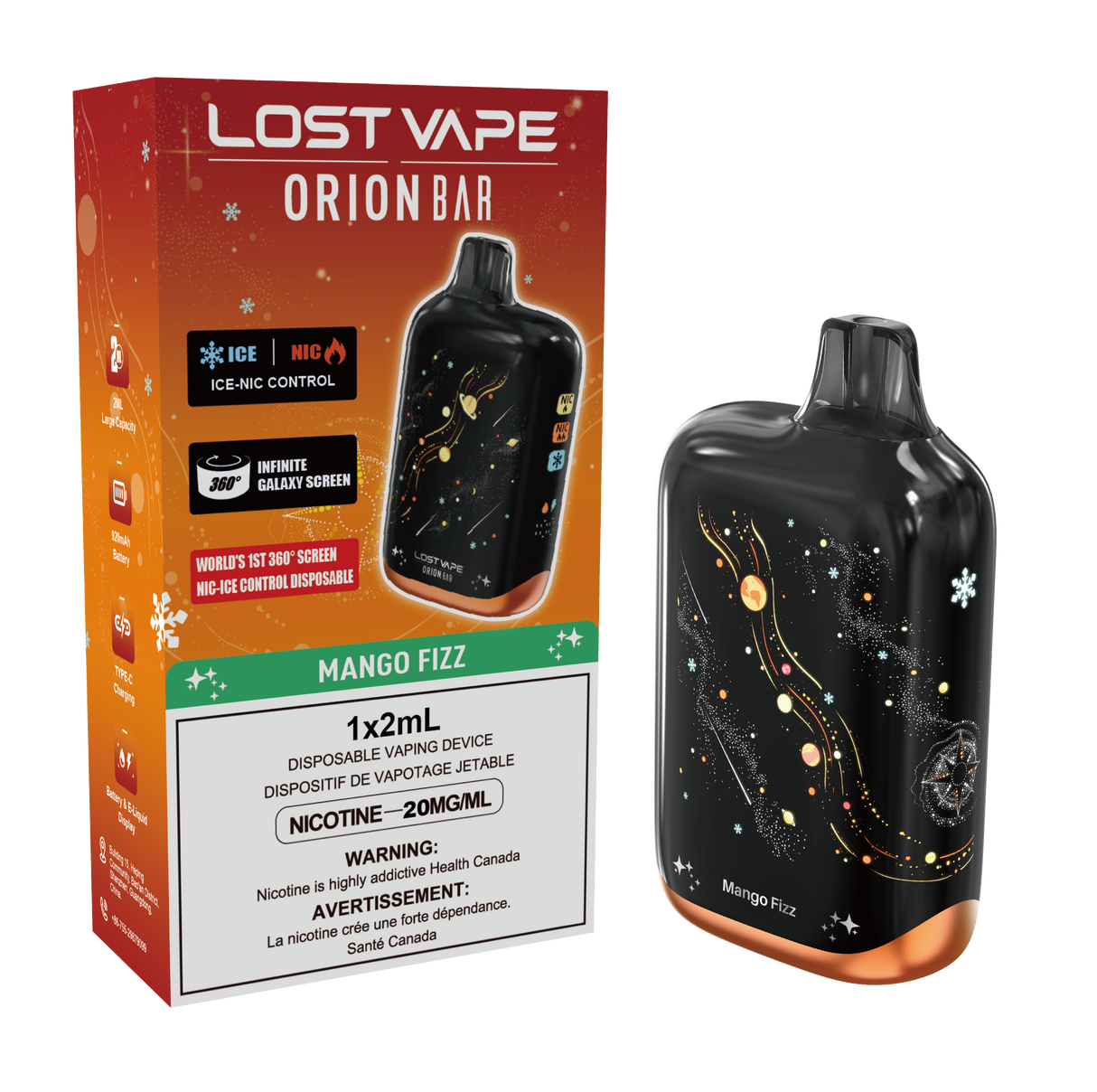 L.V. Galaxy with ICE CONTROL 2mL (5/CTN) CANADA