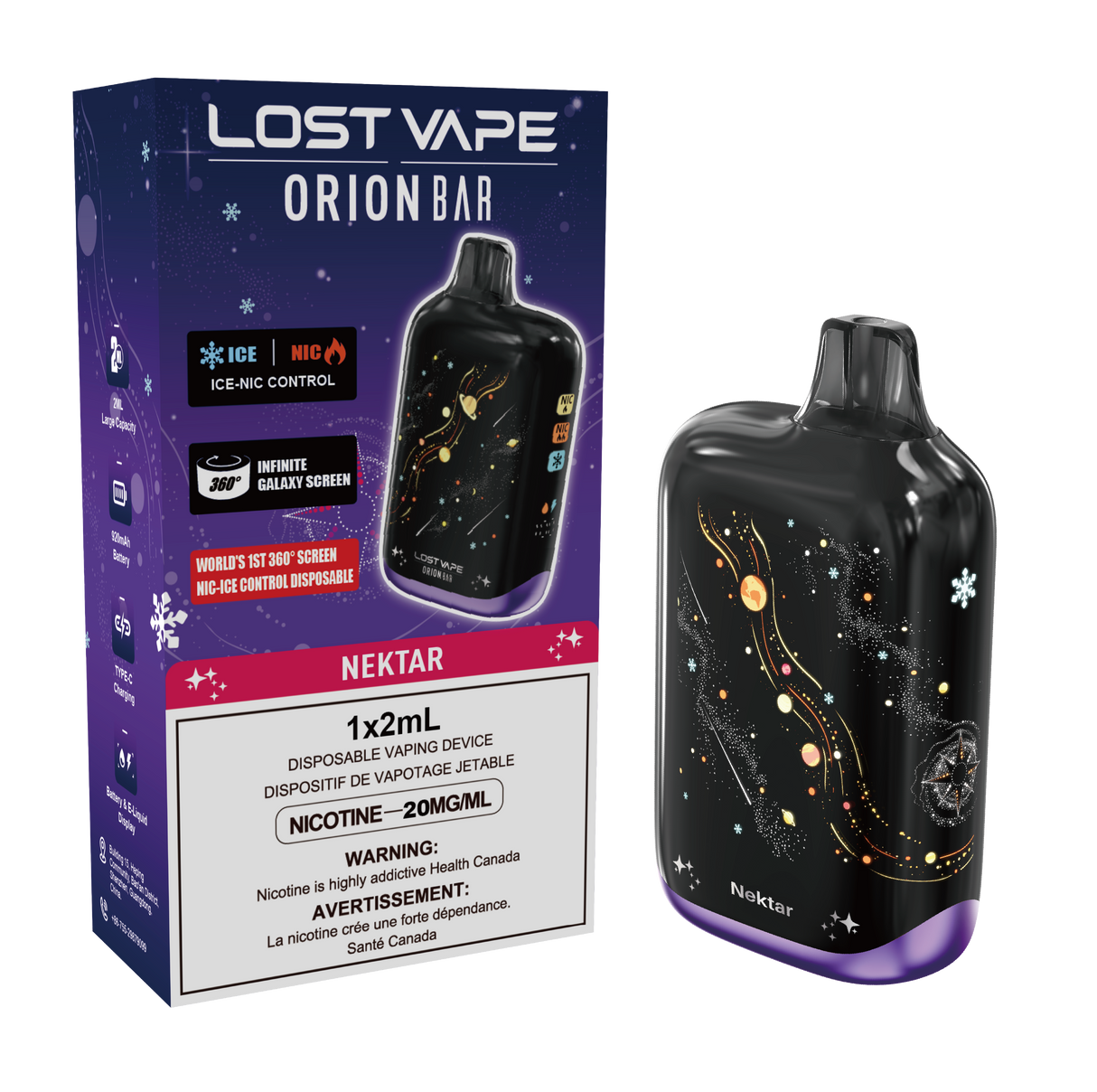 L.V. Galaxy with ICE CONTROL 2mL (5/CTN) CANADA