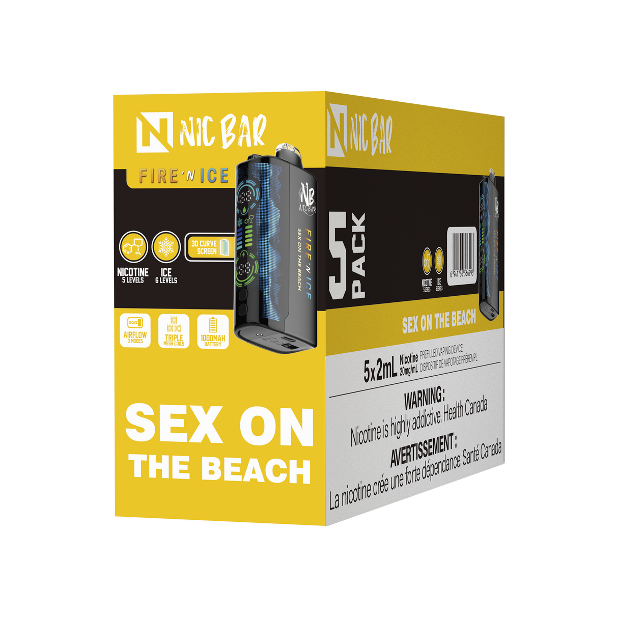 NIC BAR FIRE N' ICE - B.C (excise included)
