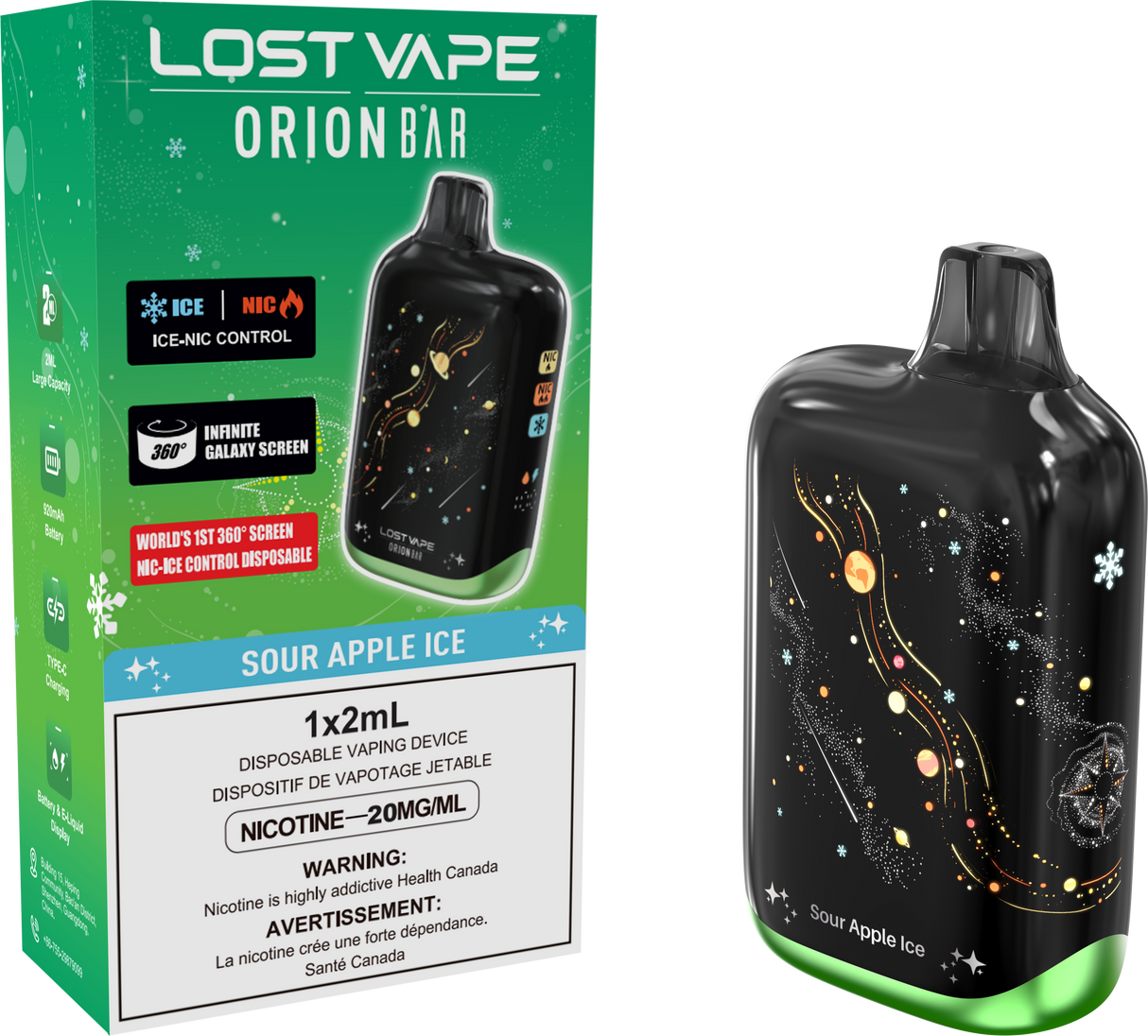 L.V. Galaxy with ICE CONTROL 2mL (5/CTN) CANADA