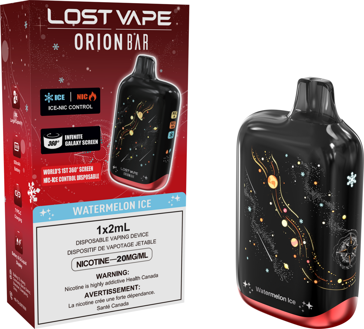 L.V. Galaxy with ICE CONTROL 2mL (5/CTN) CANADA